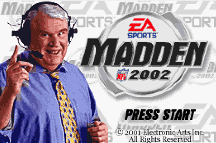 Madden NFL 2002 Title 